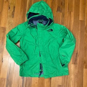 Boys North Face HyVent Rain Coat 7/8